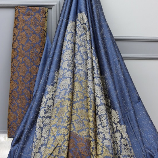  Panel V-60 Damask Wholesale Jacquard Background Curtain Fabrics Living Room and Bedroom Curtains 10 Models  300x300 cm 100% Polyester